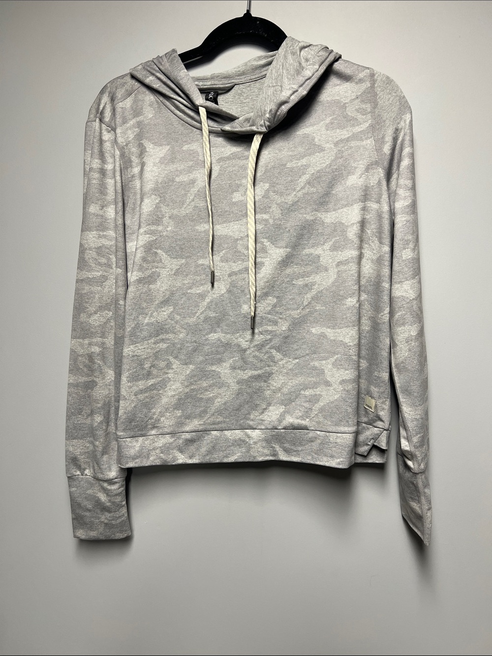Vuori Light Gray Camo Pullover Hoodie